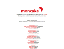 Tablet Screenshot of moncake.com